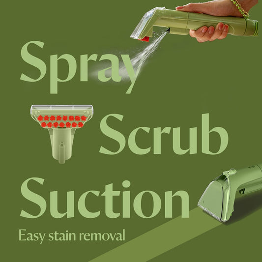 BISSELL Little Green Multi-Purpose Portable Carpet and Upholstery Cleaner, Car and Auto Detailer, with Exclusive Specialty Tools, Green, 1400B